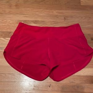 Lululemon 2.5inch speed up shorts